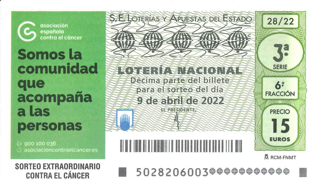 Cuantas series hay de cada numero de loteria