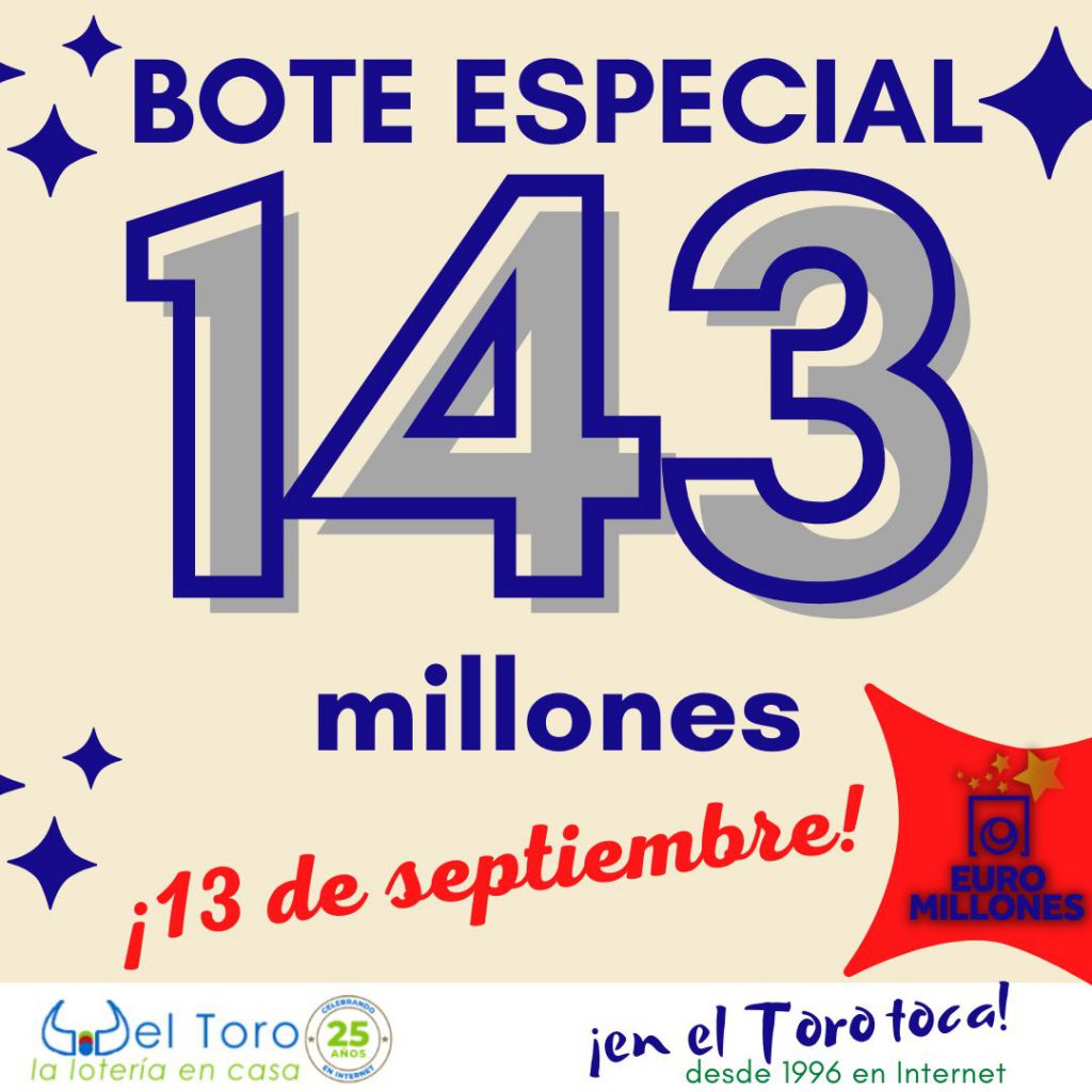 bote de 143 millones