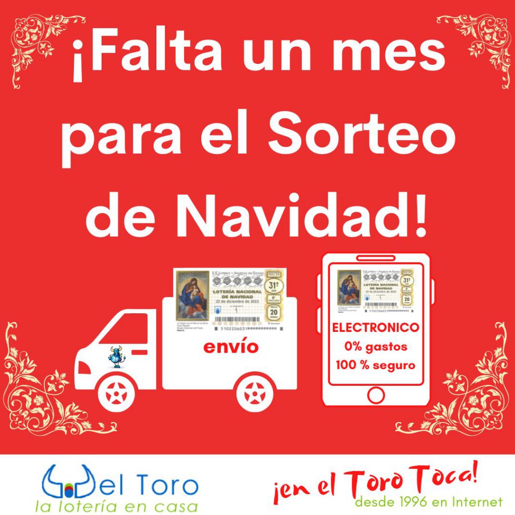 Falta un mes para el sorteo de navidad