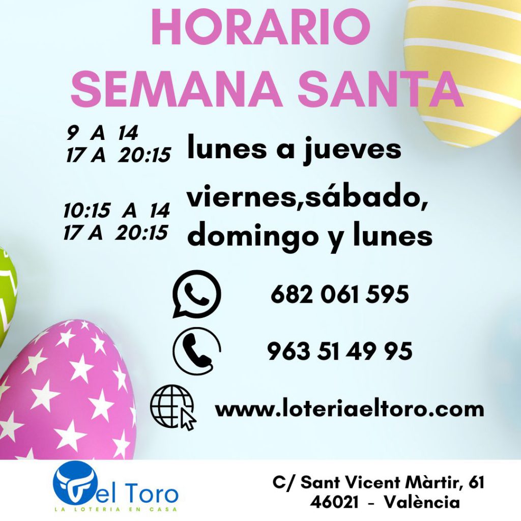 horario pascua